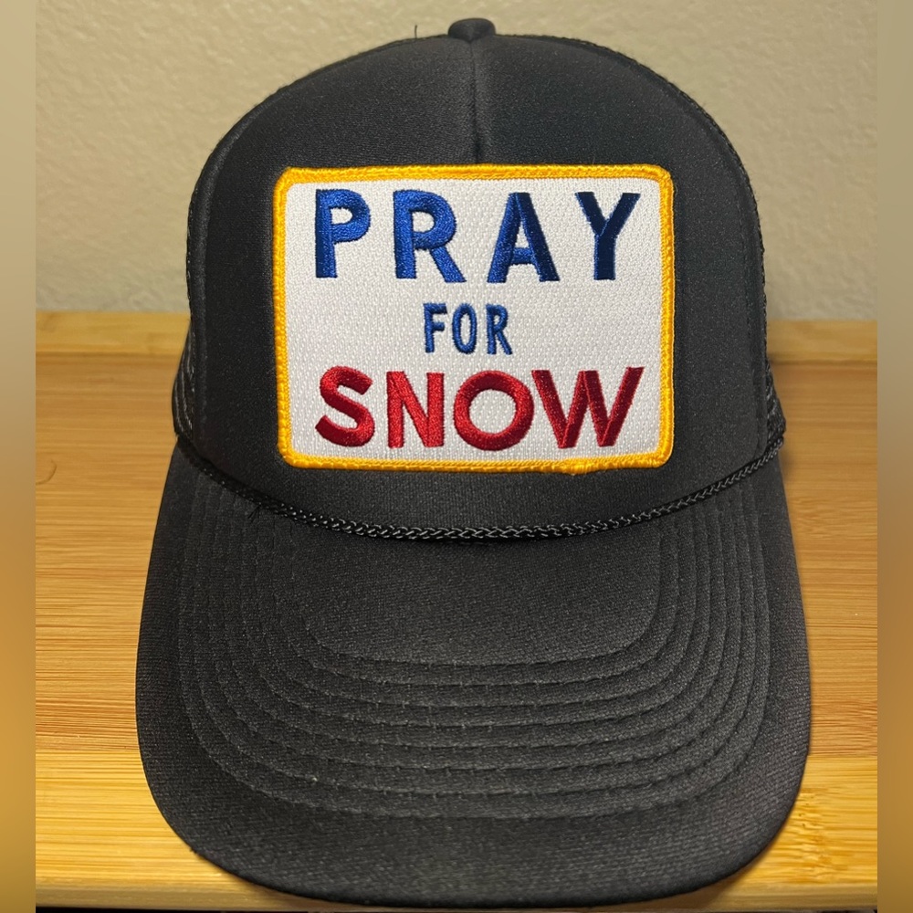 Aviator Nation PRAY FOR SNOW - VINTAGE NYLON TRUCKER HAT